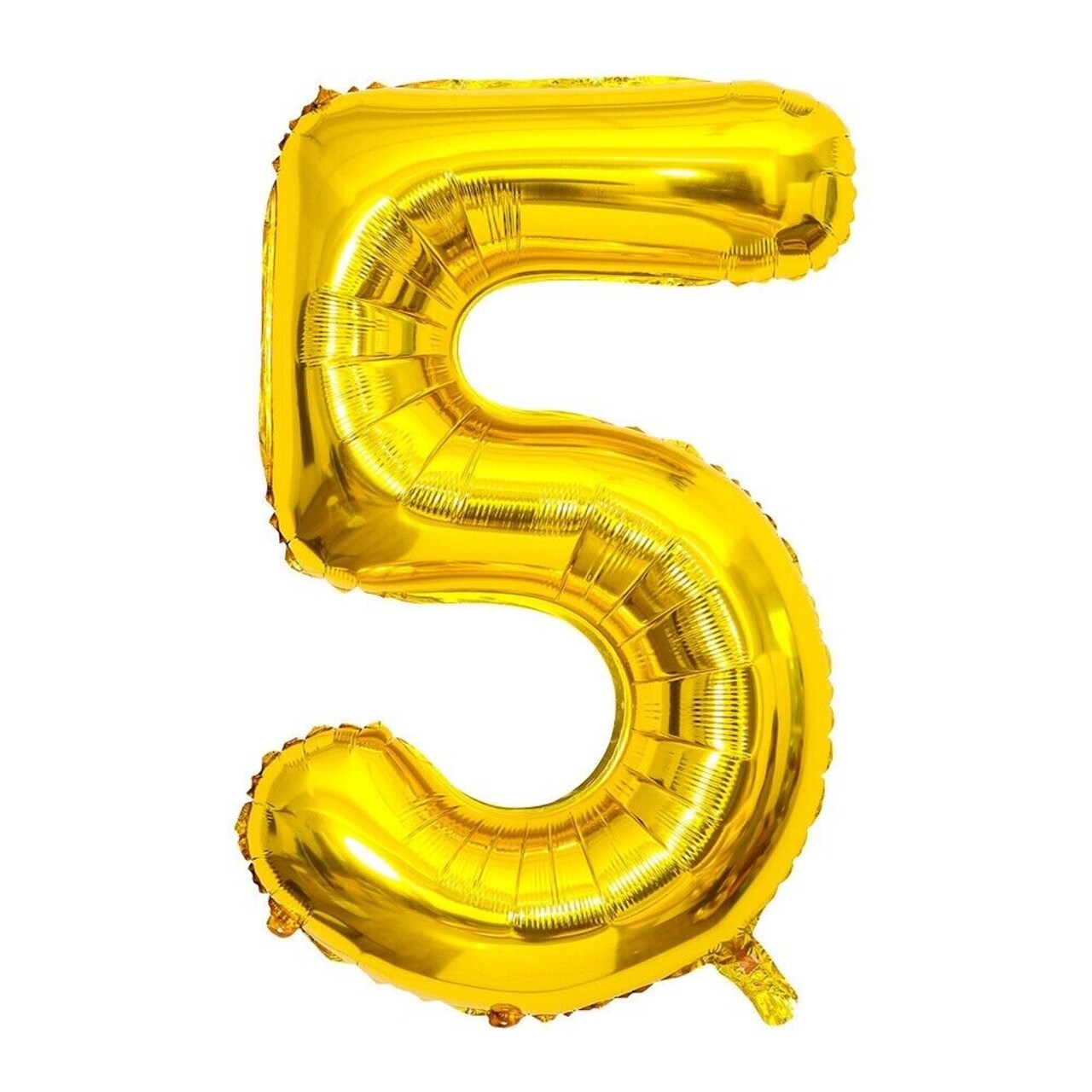 Giant Gold 40" Foil Number Balloon With Helium