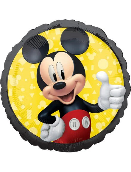 Mickey Mouse Disney 18' Foil Balloon With Helium