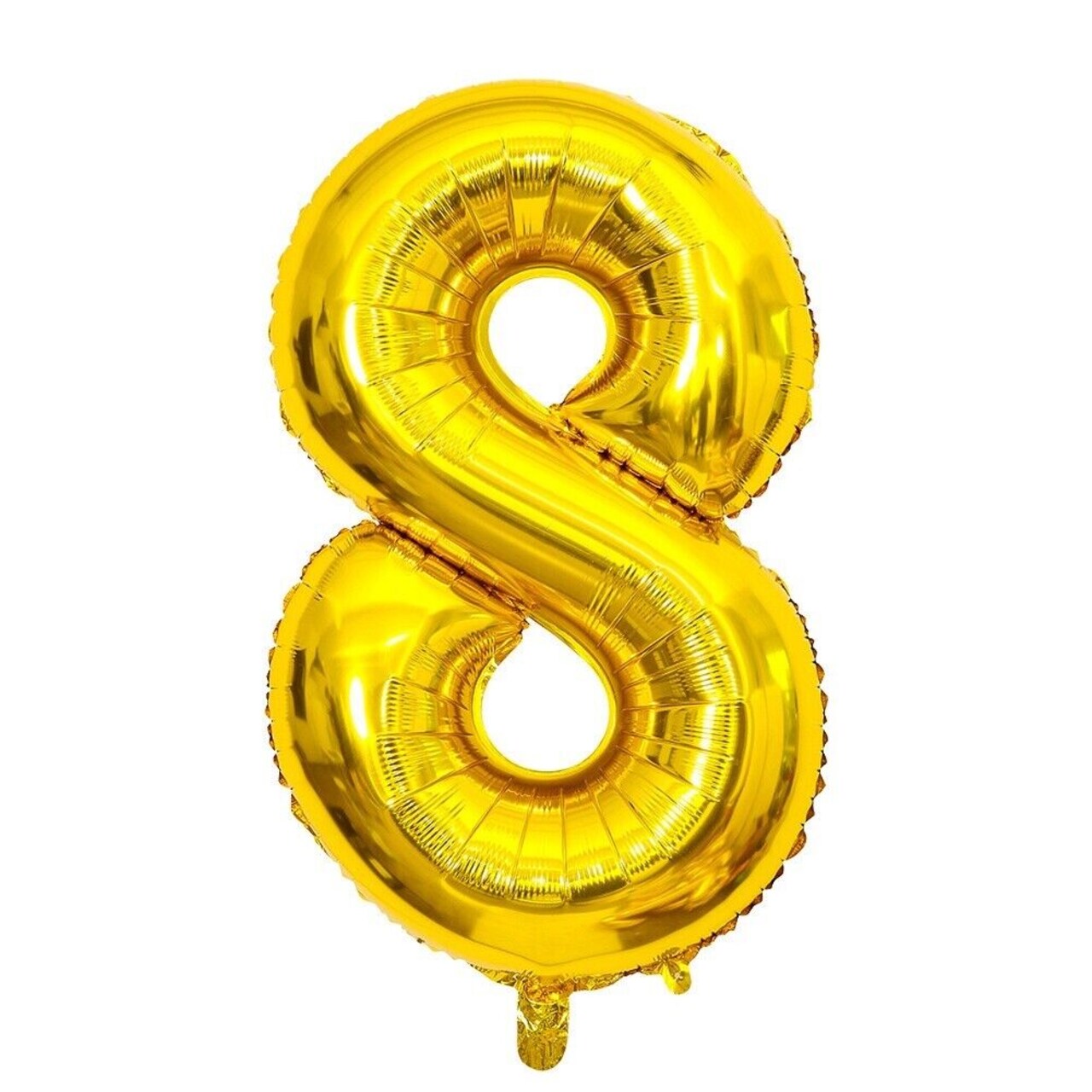 Giant Gold 40" Foil Number Balloon With Helium