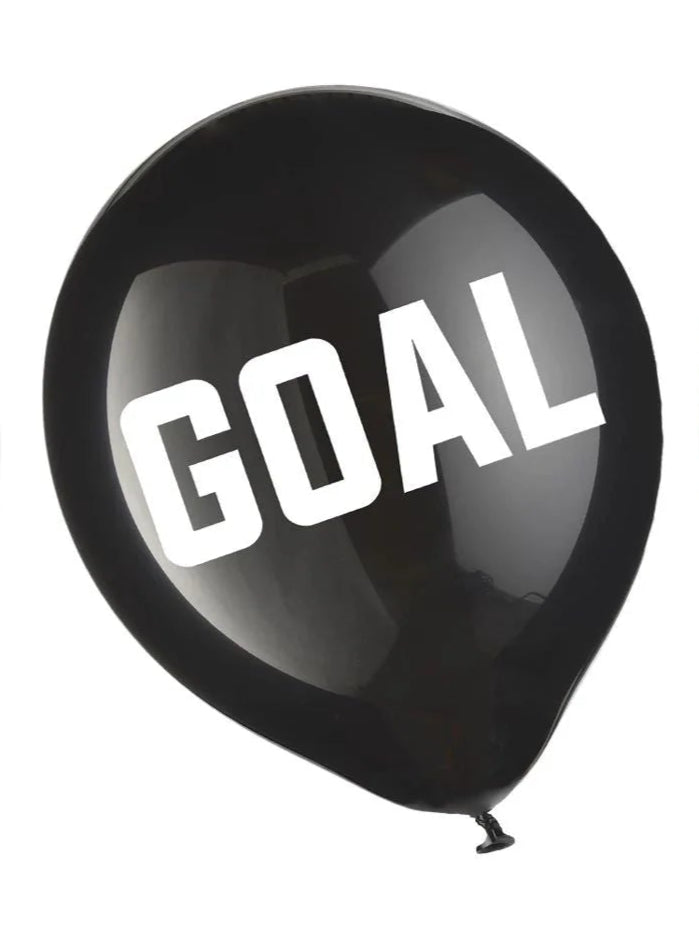 Goal Soccer 12" Latex Balloon With Helium