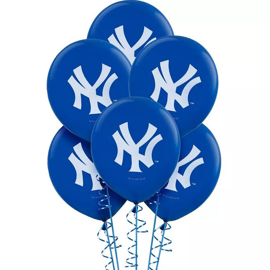 New York Yankees 12' Latex Balloon With Helium